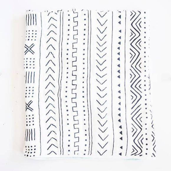 Mudcloth Swaddle Blanket