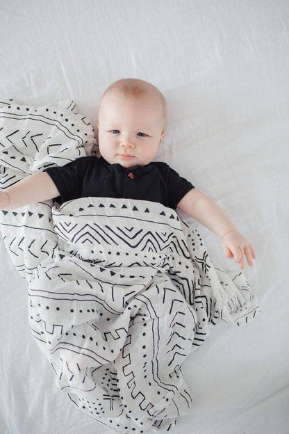 Mudcloth Swaddle Blanket