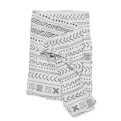 Mudcloth Swaddle Blanket - Twinkle Twinkle Little One