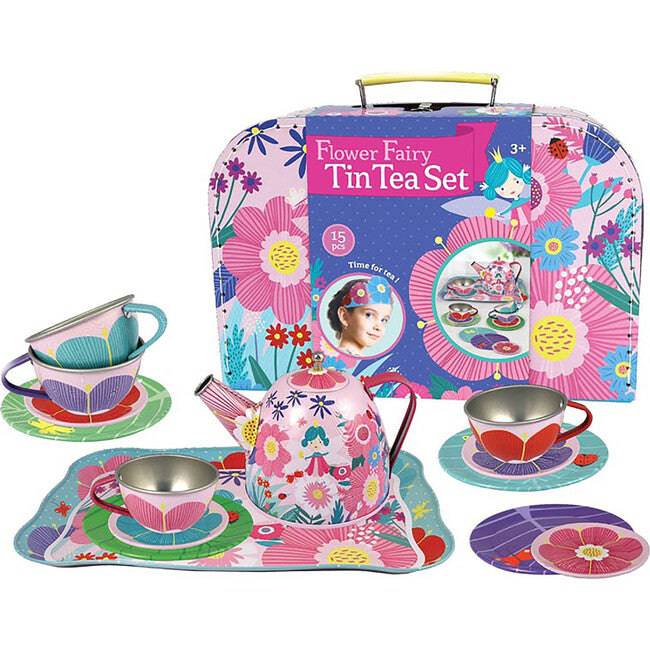 Flower Fairy Tin Tea Set - Twinkle Twinkle Little One