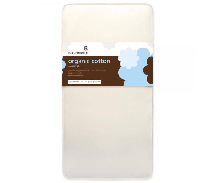 Naturepedic Organic Cotton 150 Seamless Crib Mattress 2 Stage