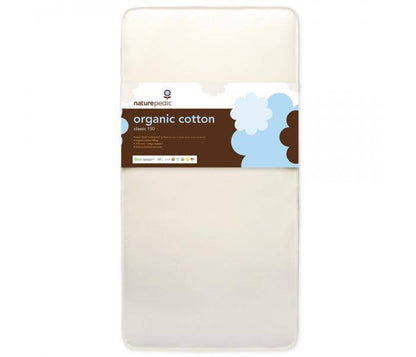 Naturepedic Organic Cotton 150 Seamless Crib Mattress 2 Stage