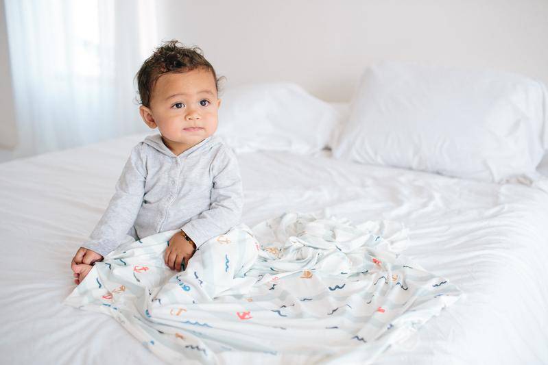 Newport Knit Swaddle Blanket - Twinkle Twinkle Little One