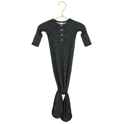 Ozzy Knotted Gown & Top Knot Hat Set - Twinkle Twinkle Little One