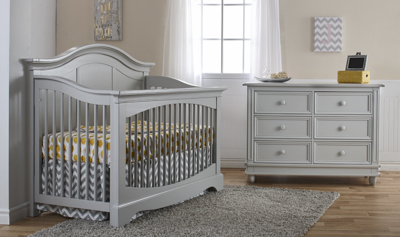 Pali Enna Forever Crib + Double Dresser Set - Twinkle Twinkle Little One