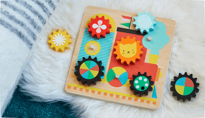 Busy Train Wooden Twist Puzzle - Twinkle Twinkle Little One