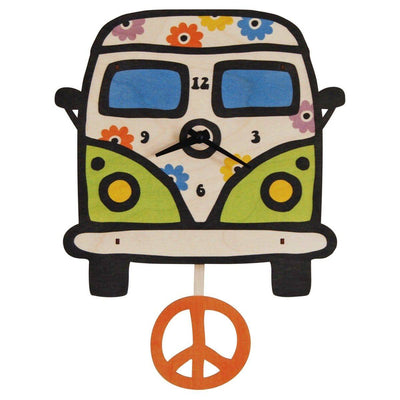 Peace Bus Pendulum 3-D Clock - Twinkle Twinkle Little One