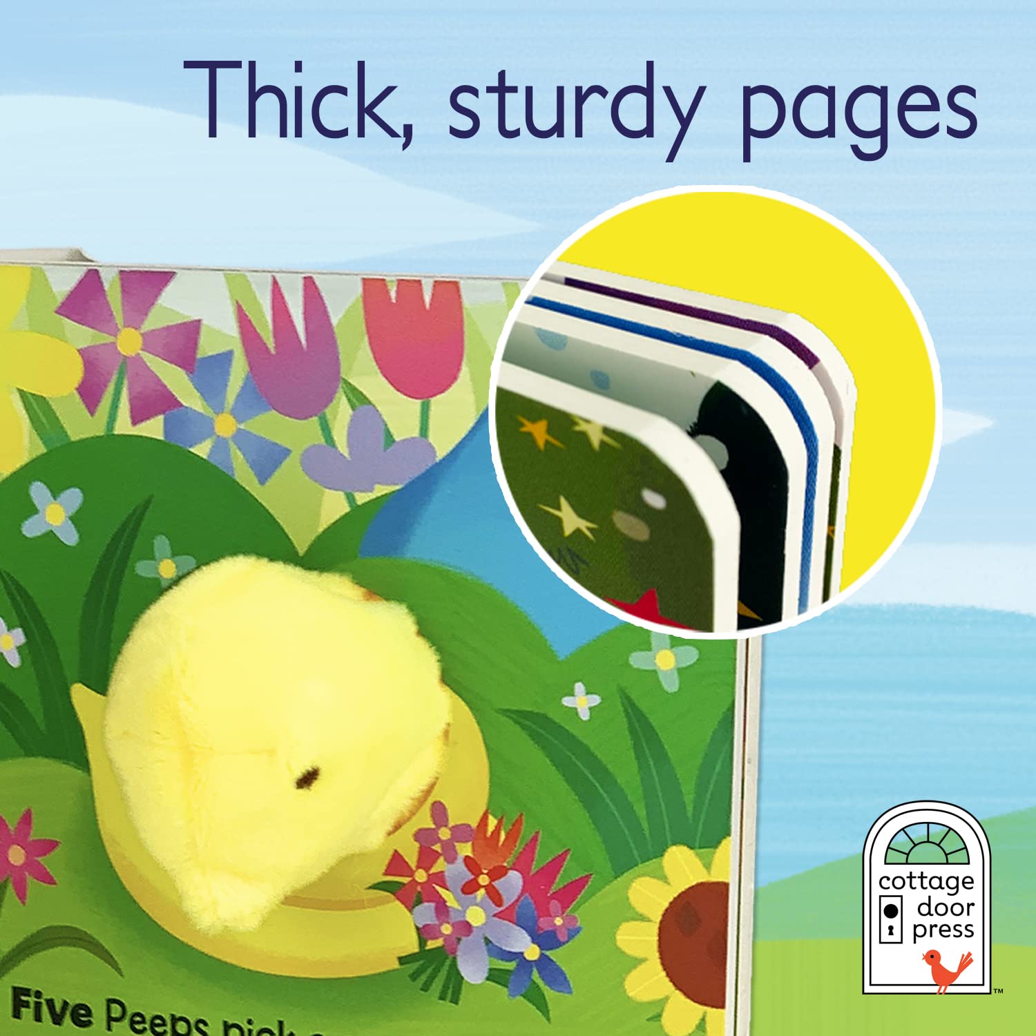 One, Two, PEEP! Peeps Finger Puppet Board Book - Twinkle Twinkle Little One