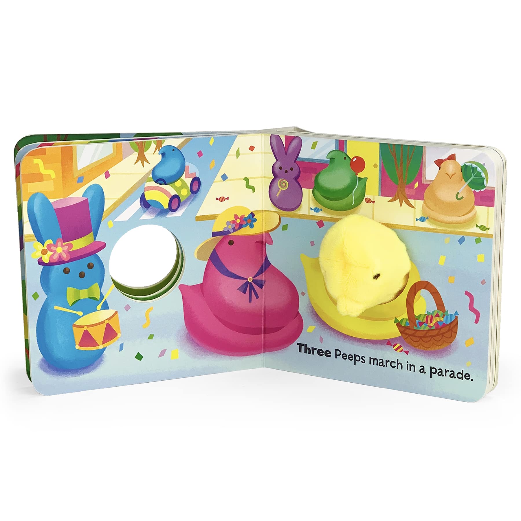 One, Two, PEEP! Peeps Finger Puppet Board Book - Twinkle Twinkle Little One