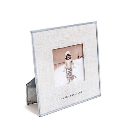 To the Moon & Back Glass Frame - Twinkle Twinkle Little One