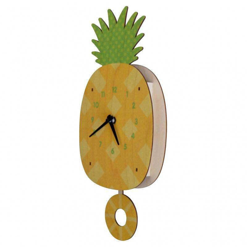 Pineapple Pendulum 3-D Clock