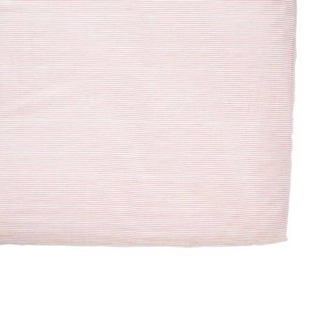 Pink Pencil Stripe Crib Sheet