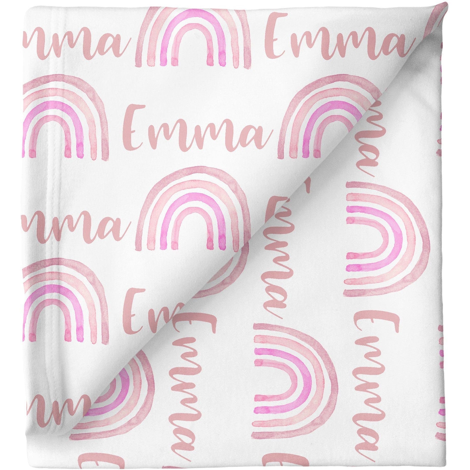 Sugar + Maple Personalized Stretchy Blanket | Rainbow - Twinkle Twinkle Little One