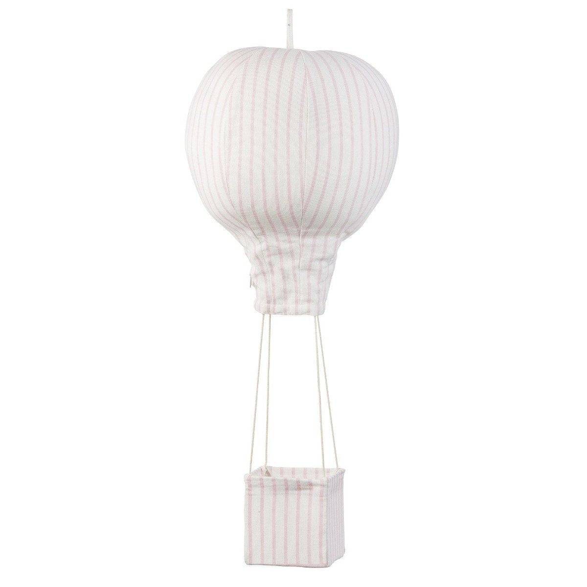 Lil' Pinstriped Hot Air Balloon Mobile in Pink - Twinkle Twinkle Little One