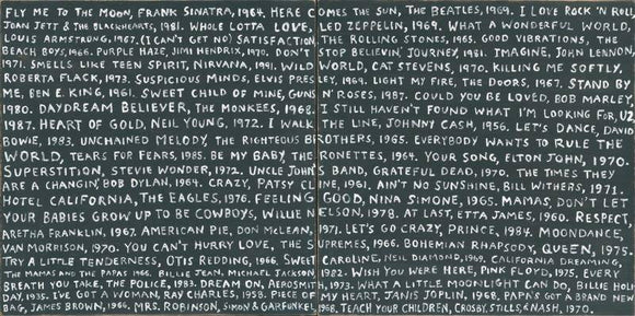 Playlist* (two panels) Custom Art