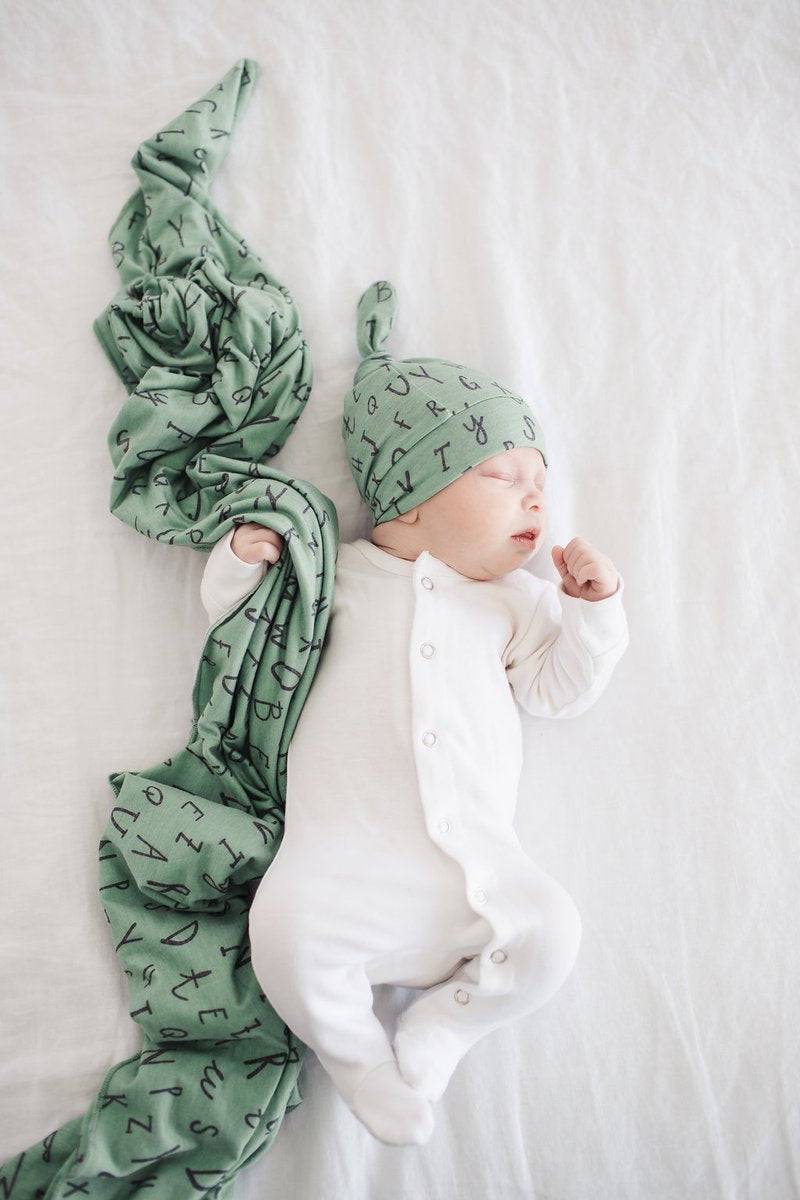 Poe Knit Swaddle Blanket - Twinkle Twinkle Little One
