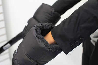 Warmmuffs - Black Plush