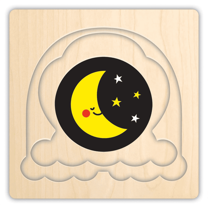 Rainbow Friends 4 Layer Wood Puzzle - Twinkle Twinkle Little One