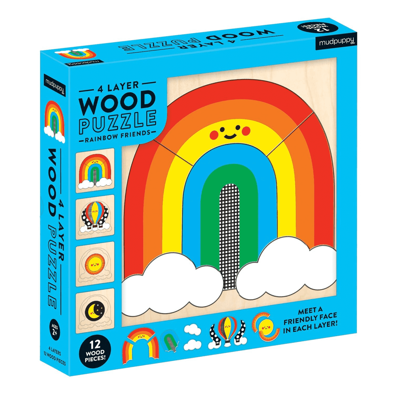 Rainbow Friends 4 Layer Wood Puzzle - Twinkle Twinkle Little One