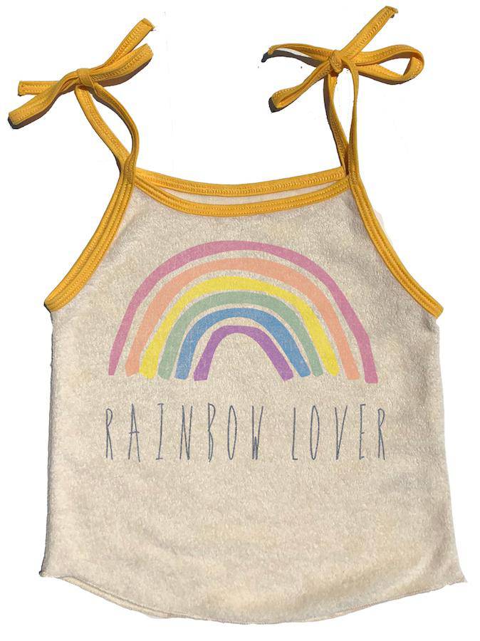 Rainbow Lover Terry Tie Tank - Twinkle Twinkle Little One