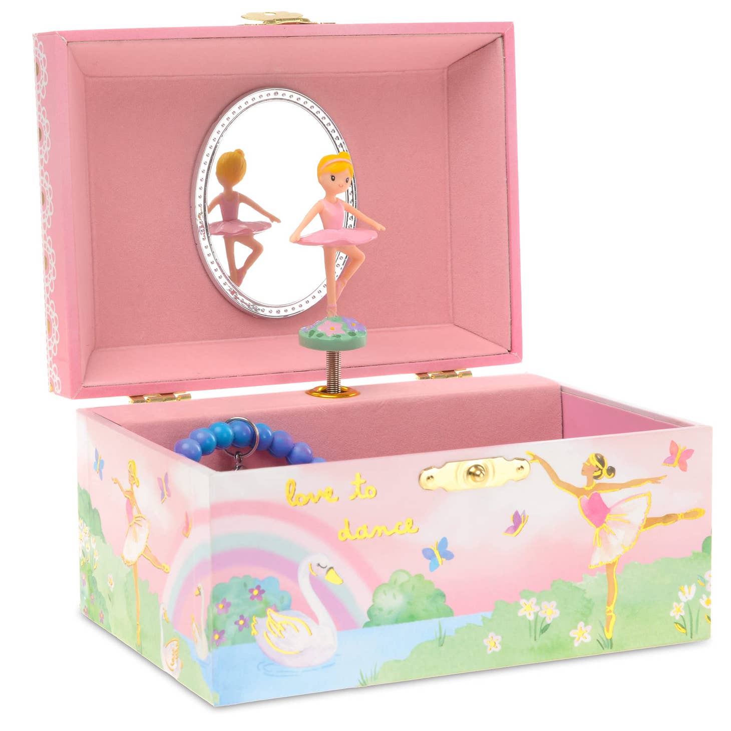 Rainbow Ballerina Musical Jewelry Box - Twinkle Twinkle Little One