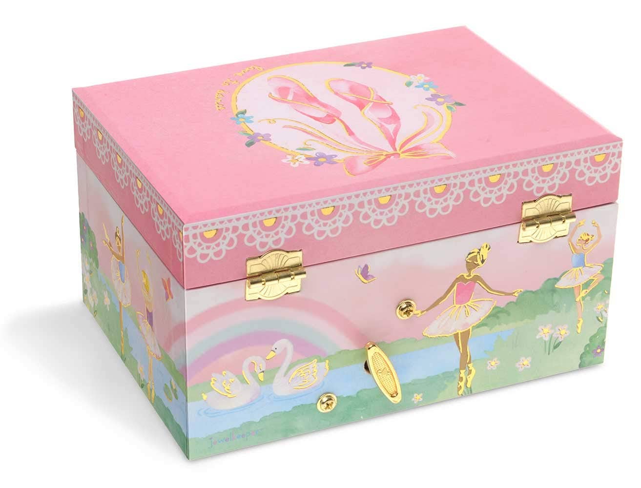 Rainbow Ballerina Musical Jewelry Box - Twinkle Twinkle Little One