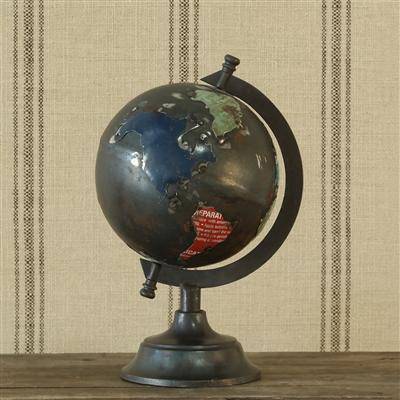 Reclaimed Metal Globe