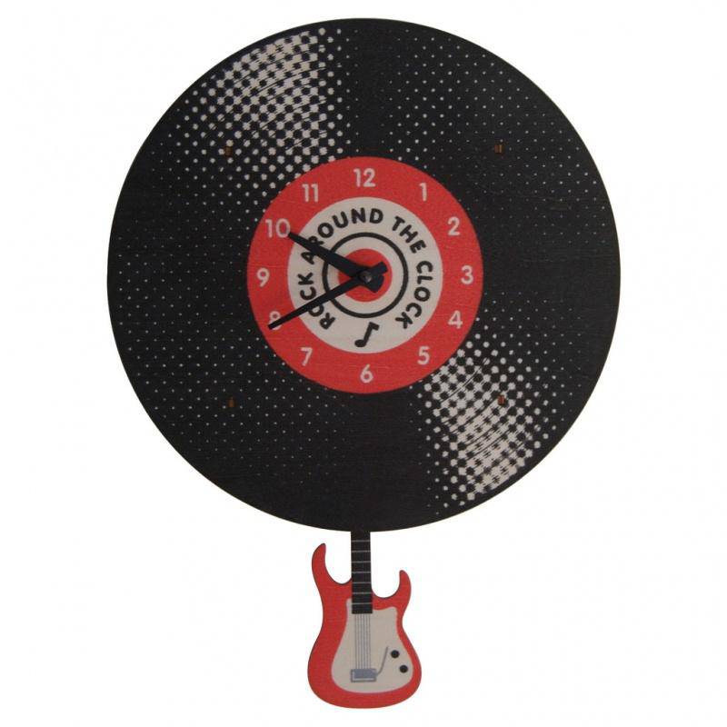 Record Pendulum 3-D Clock