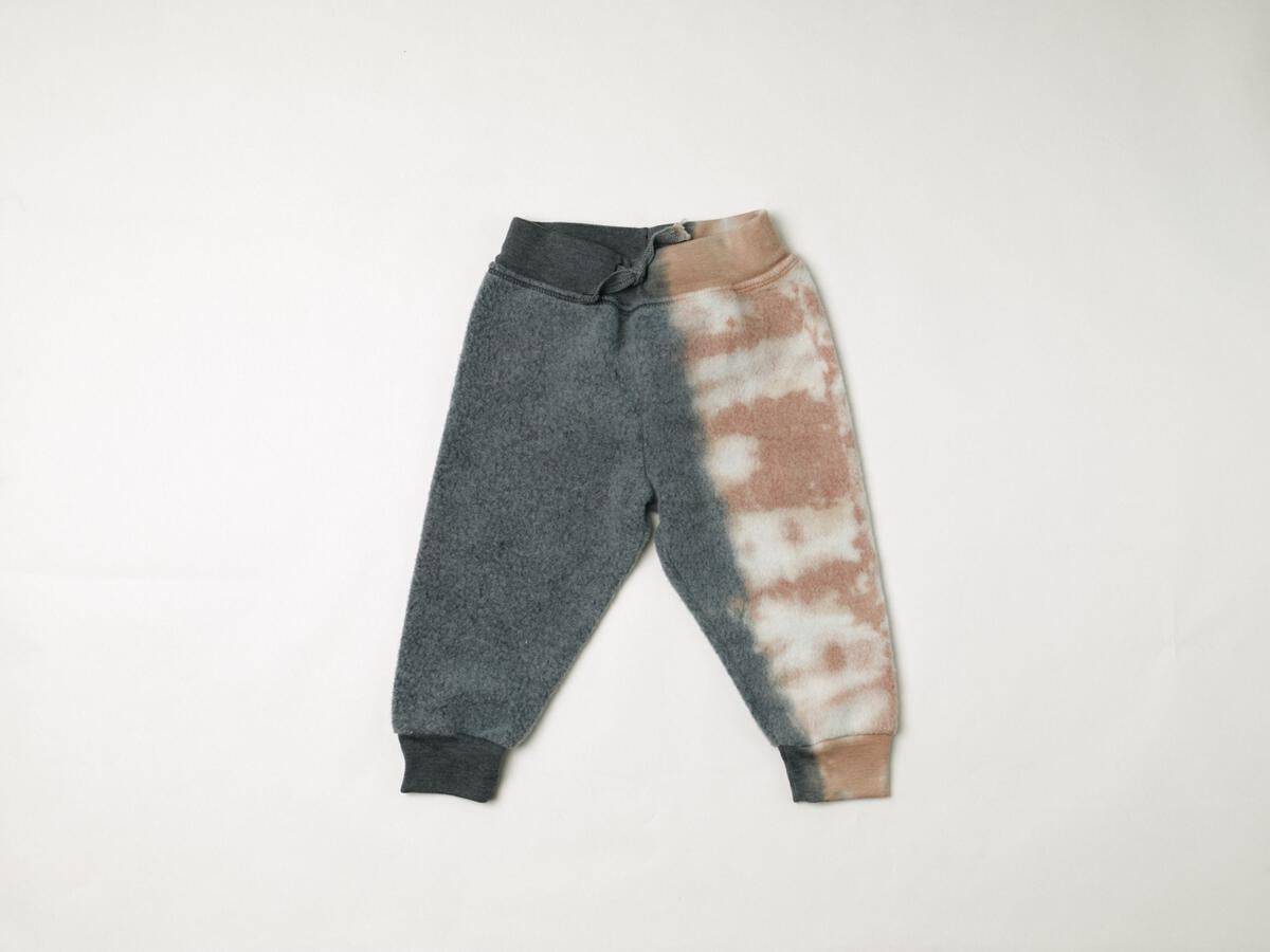 Reverse Fleece Vertical Tie Dye Pullover & Pant 2pc Set - Twinkle Twinkle Little One