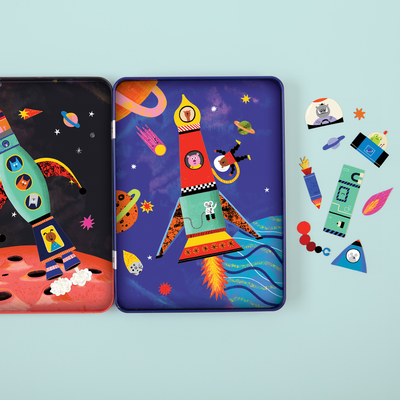 Rocket Ships Magnetic Build-it - Twinkle Twinkle Little One