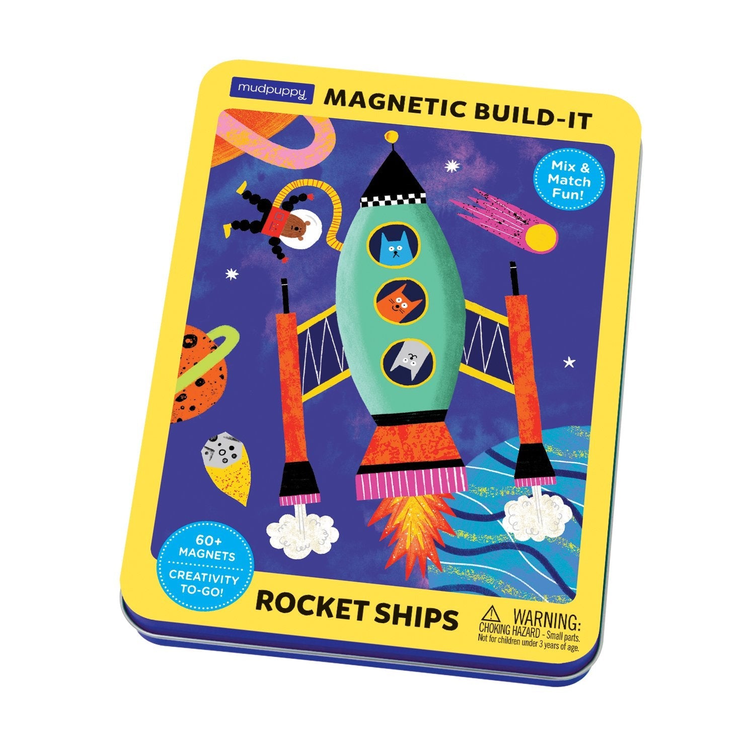 Rocket Ships Magnetic Build-it - Twinkle Twinkle Little One