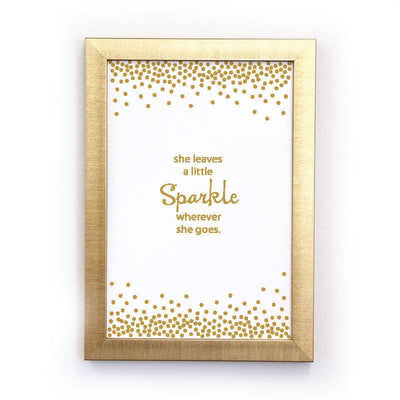 She Leaves Sparkle Magnet Board