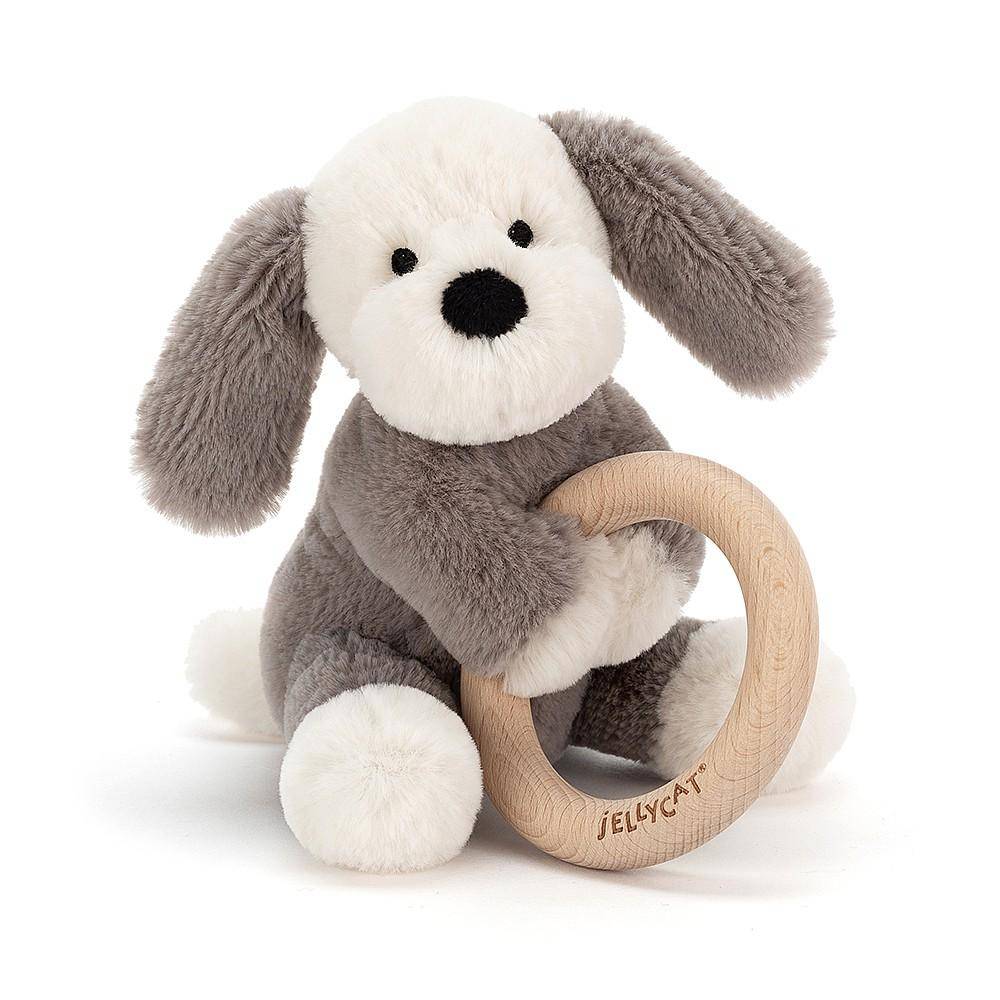 Shooshu Puppy Wooden Ring Toy - Twinkle Twinkle Little One