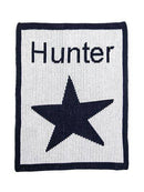 Single Star & Name Stroller Blanket - Twinkle Twinkle Little One