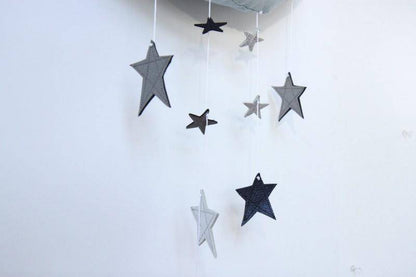 Sky & Sapphire Luxe Cascading Moon Mobile