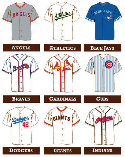 MLB Team Wood Mobile