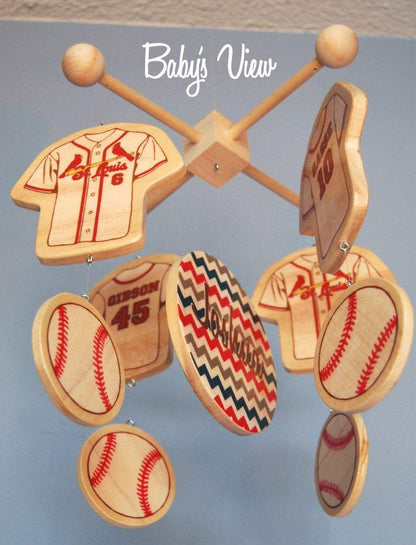 MLB Team Wood Mobile