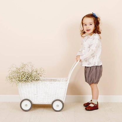 Rattan Strolley - White - Twinkle Twinkle Little One