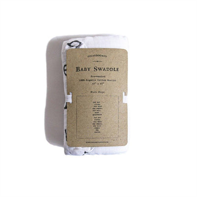 Let Her Sleep Organic Cotton Swaddle Blanket - Twinkle Twinkle Little One