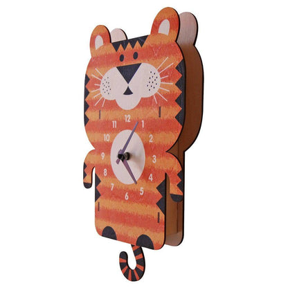 Tiger Pendulum 3-D Clock