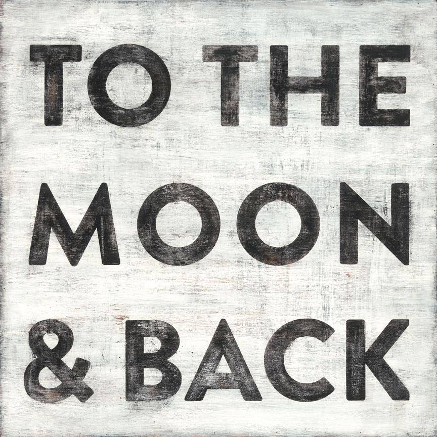 To The Moon And Back Art Piece