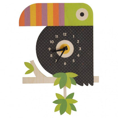 Toucan Pendulum 3-D Clock