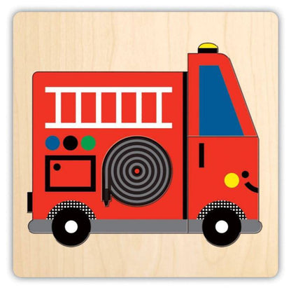 Transportation 4 Layer Wood Puzzle