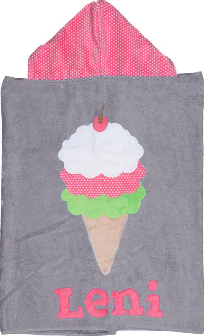 Triple Scoop Hooded Towel