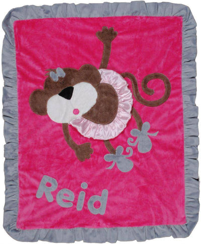 Twinkle Toes Boogie Baby Crib Blanket with Ruffle