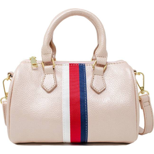 Striped Duffel Bag Handbag - Twinkle Twinkle Little One