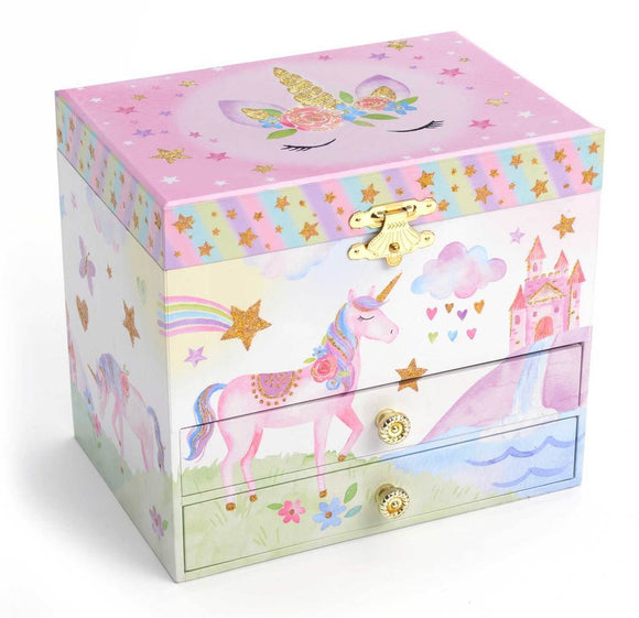 Pretty Precious Unicorn Jewelry Box 2pc Bundle