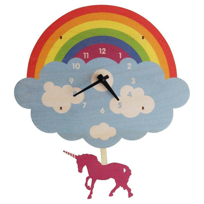 Unicorn Pendulum 3-D Clock - Twinkle Twinkle Little One