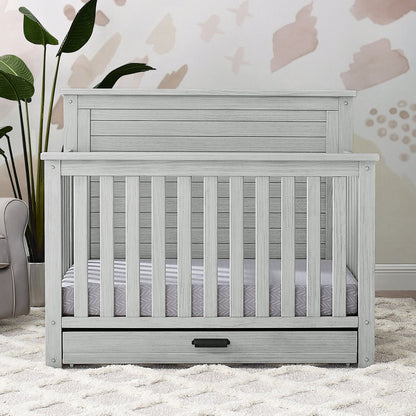 Cameron 6-in-1 Convertible Crib with Trundle Drawer - Twinkle Twinkle Little One