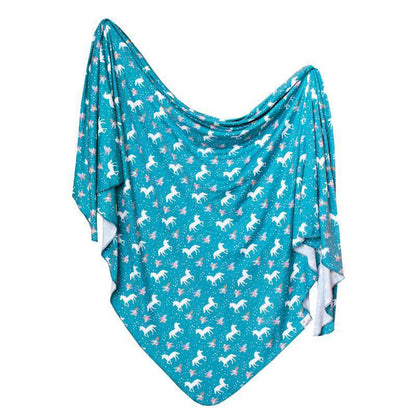 Whimsey Knit Swaddle Blanket